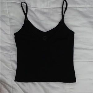 black cami tank top